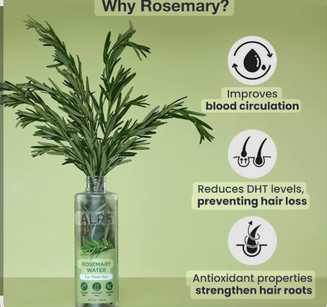 Rosemary Water, Hair Spray For Regrowth