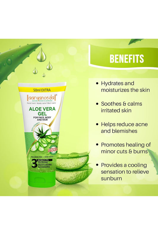 Aloe Vera Gel For Face Body & Hair 150ml