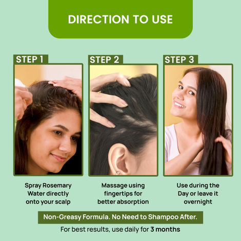 Rosemary Water, Hair Spray For Regrowth